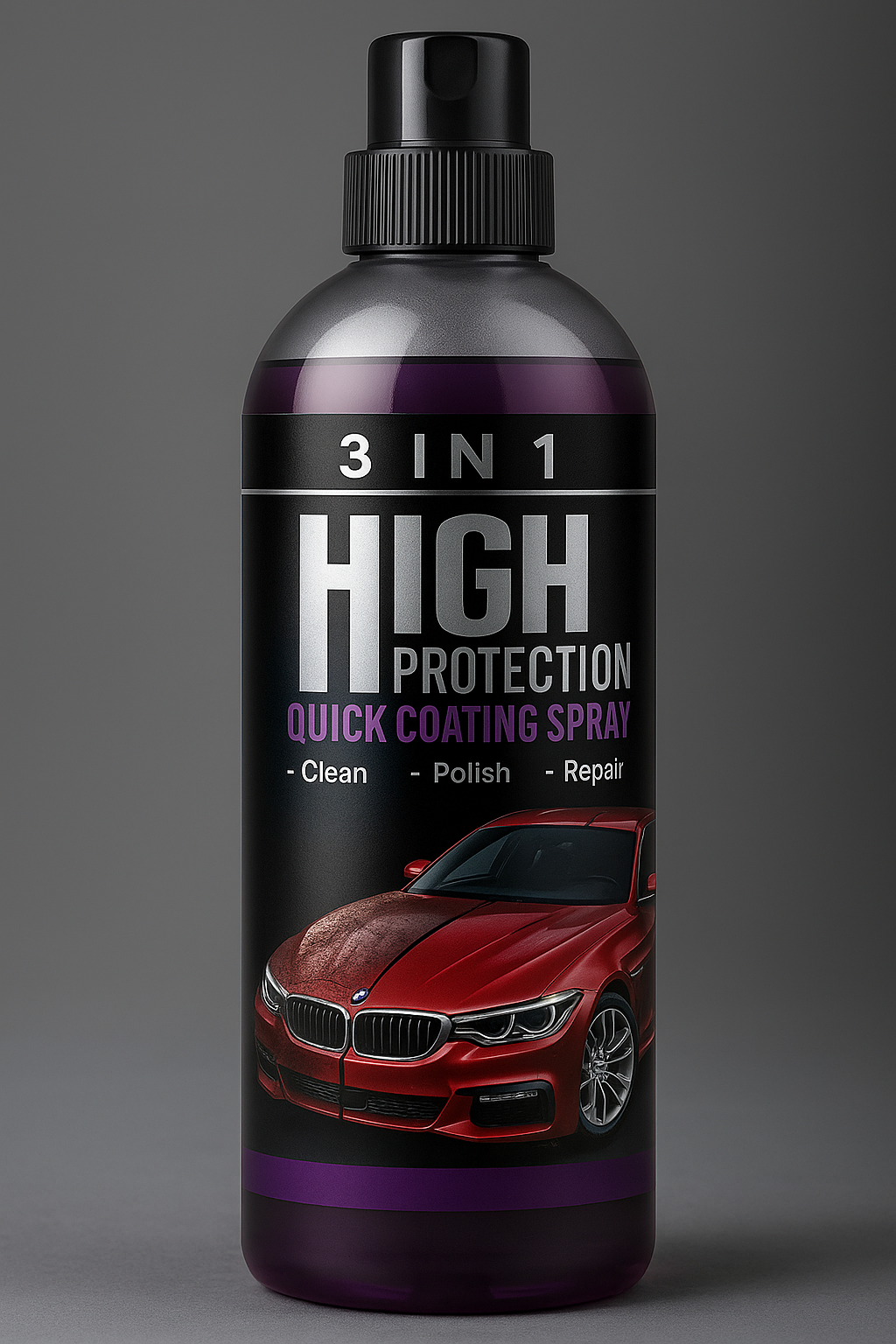 3 in 1 High Protection Quick Car Ceramic Coating Spray 200ML