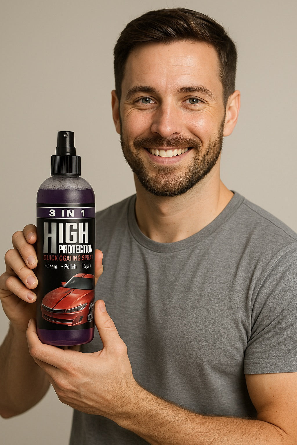 3 in 1 High Protection Quick Car Ceramic Coating Spray 200ML