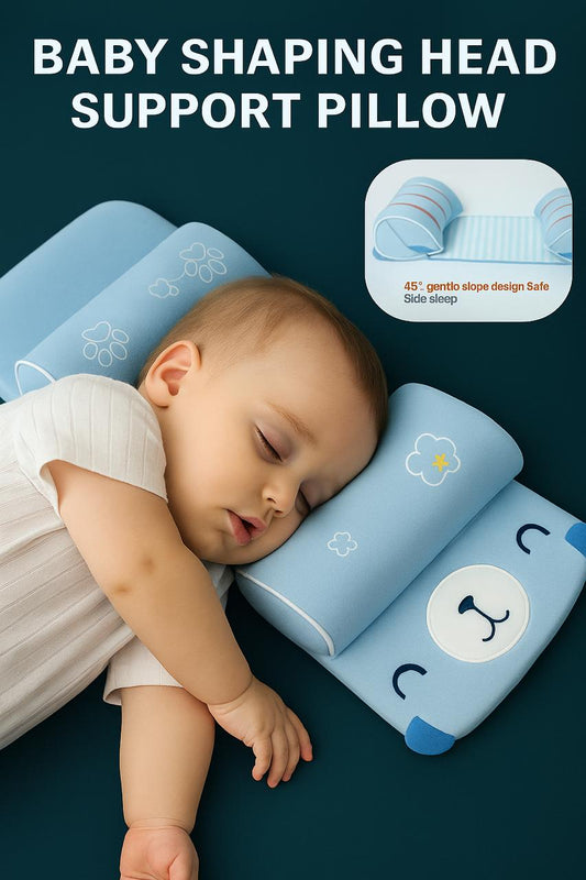 Baby Shaping Head Support Pillow - Assorted Colour