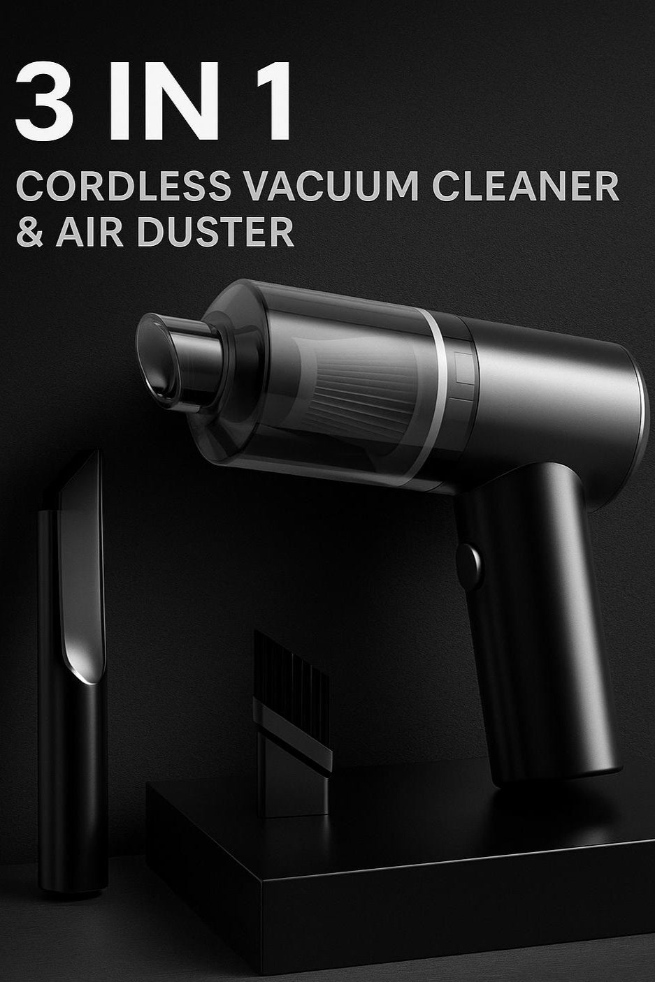 Vacuum Suction Cleaner- Portable Air Duster Wireless